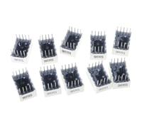 10PCS 7 Segment 1 Bit Tube Red Common Cathodes Anode Digital