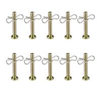 10pcs 738-04155 Shear Pins & 10pcs 714-04040 Split Pins for Snow Blower, Replacement Shear Pin Kit Cotter Pins Snowblower Parts Compatible with Craftsman MTD Cub Cadet Troy-Bilt Yard-Man Huskee