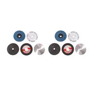 10Pcs 75mm Cutting Disc for 10mm Bore Angle Grinder Metal Circular Saw Blade Flat Flap Grinding Wheel Sanding Pads Tool