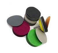 10pcs 75mm Sanding Discs Pads 2 inch Dry or Wet Sandpaper Pads Hook and Loop Sanding Disk Abrasive Polish Pad Plate 2000 Grits