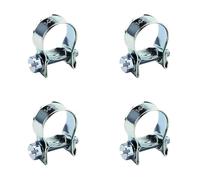 10pcs 7mm-17mm Mini Clamp Fuel Pipe Hose Clip Air Hose Water Pipe Silicone Optional Size(15-17mm)