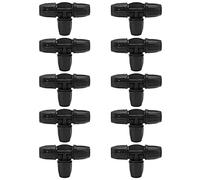 10Pcs 8/11 Barbed Tee with Lock, 3 Way T Shaped Joint Splitter Easy to Install Water Hose Connector Adapter for Garden Irrigation