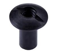 [10PCS] 8-32 Slotted Posts - (0.250in. Length) - (Black Oxide Finish) - USA Design - for Kydex Holster Making, Upholstery, Tactical Gear, Item Repair & DIY Fastening