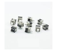 10Pcs 8.5 * 8.5mm Double Row Locked Self-locking switch/8.5X8.5mm Square Button Switch key 6Pin white cap IDGTTLDF