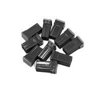 10Pcs 80A 32V Black Mini Push-in Type Female PAL Cartridge Fuses for Car Protected circuits