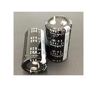 10pcs 820uF 200VGU Series 25x45mm 200V820uF Snap-in PSU Aluminum Electrolytic Capacitor Control circuit