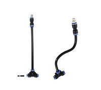 10pcs 8mm Low-pressure Brass Spray Nozzle, Quick Fitting Tee 12-8-12mm, Free Bending Hose 7.8 inch (Size:Nozzle orifice 0.8mm)