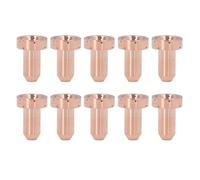 10Pcs 9 8211 Nozzle 60A Brass Plasma Cutting Torch Nozzle, Replacement for SL60 SL100, Precision - Cut Electrode Tip with High Conductivity for Clean Cuts