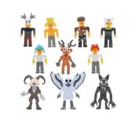 10PCS 9-9 Nights In The Forest Figures Funny Toy Model Set Game Characters Doll 3 Inch Monster Figures with Deer Owl Creative Desk Decor & Gift for Collectors,Fans & Kids (Color 10PCS)