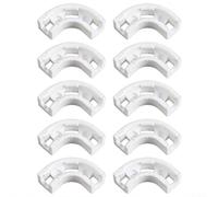 10Pcs 90 Degree PE Pipe Corner Bracket for Water Purifier Layout,Sturdy Elbow Conduit Supports to Organize Tubing, Install Bend Clips for RO System Plumbing DIY(1/4-inch)