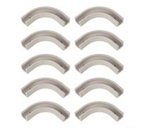 10Pcs 90 Degree PE Pipe Corner Bracket for Water Purifier Layout,Sturdy Elbow Conduit Supports to Organize Tubing, Install Bend Clips for RO System Plumbing DIY(1/2-inch)