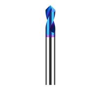 10pcs 90 Degrees 1.0-12mm Chamfer End Mill Stub Starting Location Center Bit CNC Router Carbide Milling Cutter(11mm)
