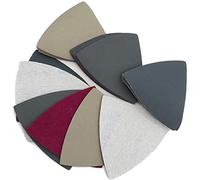 10Pcs 90mm Triangle Sandpaper Dry or Wet Hook and Loop Sandpaper Polished Sanding 5000 Grit