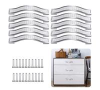 10Pcs 96mm Crystal Diamond Door Knob Cabinet Drawer Pull Handles