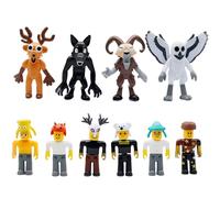 10PCS 99 Nights In The Forest Action Figures,3 Inch Funny Monster Toy Model Set with Owl Deer Ram Game Characters Doll,Collectible Game Character Dolls for Kids, Creative Desk Decor Gifts for Fans