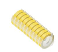 10PCS 9MM Embossing Tape Compatible with E101 12965 1540 1610 Manual Typewrite Label Maker DIY Tape(Light Yellow)