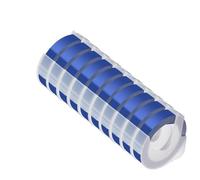 10PCS 9MM Embossing Tape Compatible with E101 12965 1540 1610 Manual Typewrite Label Maker DIY Tape(Dark Blue)