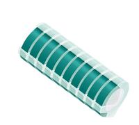 10PCS 9MM Embossing Tape Compatible with E101 12965 1540 1610 Manual Typewrite Label Maker DIY Tape(Lake Green)