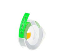 10pcs 9mm Plastic Label for 3D Embossing Tape Mixed Colors for E101 Label Maker Compatible for 1610 Label Printer(Fluorescent Green)