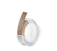 10pcs 9mm Plastic Label for 3D Embossing Tape Mixed Colors for E101 Label Maker Compatible for 1610 Label Printer(Wood)