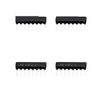 10pcs 9PIN 8PIN 7PIN 6PIN 5PIN exclusion Network Resistor array DIP 100 220 470 680 1K 1.2K 1.5K 2K 2.2K 4.7K 5.1K 10K 100K ohm(8PIN 1.5K)