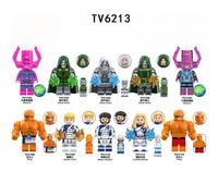 (10pcs-A) 30pcs Fantastic Four Thunderbolt Stone Man Destroyer Doctor Devourer Assembler Building Blocks Doll Toy