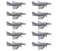10PCS A-4 Skyhawk Fighter 1/2000-1/350 Scale Model Battle-plane Military Model Airplane DIY Miniature Mould Collection(1/700 (17mm))