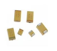 10Pcs A B C D Type Tantalum Capacitor 100UF 0.22UF 1UF 4.7UF 10UF 22UF 33UF 47UF 6.3V 10V 16V 25V 35V 50V 3216 3528 6032 7343 BIANMTSW(B 10V100UF 107)