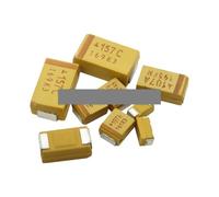 10PCS A B C D Type Tantalum Capacitor 6V 6.3V 10V 16V 25V 35V 50V 4.7/6.8/10/15/22/33/47UF 100UF 150UF 220UF 330UF 470UF 680UF BIANMTSW(C 10V220UF 227)