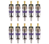 10PCS A/C Valve Core For BMW Vehicles Also Fits For Mercedes For Benz OEM Cross References Include For 8E0820855 64536922944 MT1544 1158320085