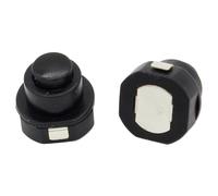 10PCS a lot Flashlight Torch Part Round Push Button Switch Black DC 30V 1A 10mm x 10mm (D*H)