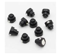 10PCS a lot Flashlight Torch Part Round Push Button Switch Black DC 30V 1A 10mm x 10mm (D*H) IDGTTLDF