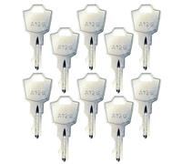 10pcs A126 Replacement Keys for APEM, KAC, ELEDIS Switch, JD Ignition Start Key