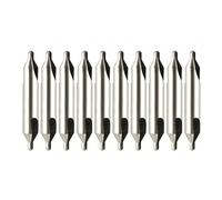 10pcs A2.5 Left-Hand Centre Drill HSS 60-Degree Angle Centre Drill Bit Suitable for Lathes, Grinders, CNC Machining Centres DRINYOUNG (Type A/B Left-Handed, A2.5 10pcs)