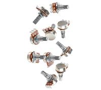 10Pcs A20K Guitar Amps Potentiometer Split Shaft Long Knurled Volumes Tone Control Potentiometers Enduring Split Shaft Long Knurled Volumes Tone Control Potentiometers