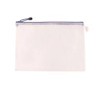 10pcs A3 Size, Clear Zipper Bag, Waterproof and Dust-Proof, Mesh, for Documents, Paper, Cosmetics for Office(White)