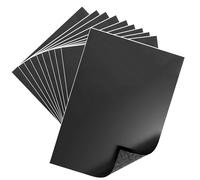 10pcs A4 Magnetic Sheets with Adhesive Backing for DIY Crafts Strong Craft Magnet Paper to Make Flexible Magnet Self Sticky Tapes, Strips, Squares for School Classroom Board Fridge Photos