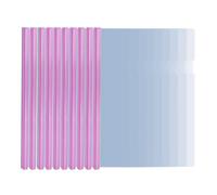 10PCS A4 Report Covers with Clear Sliding Bar, Plastic Sliding Bar Binder Cover, Transparent Slide Binder File Folder for School Office Documents Classification, Red