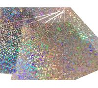 10pcs A4 Sheets Colours Mirror foil Holographic Laser Sparkling Diamond Surface Cardstock Card Making DIY Material Sparkling Craftwork Scrapbooking Gift Wrapping Box