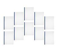 10pcs A4 Sliding Bar Report Cover Plastic Presentation Folder | Scratch-resistant Matte Finish, Integrated Rod Clip, Seamless Slide Lock, Prevents Bending, Creasing and Desk Scratches