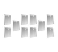 10pcs A4 Vertical Cord File Pouch for Office Documents