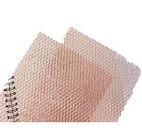 10Pcs A5 Color Glitter Rhombus Gauze Art Scrapbooking Paper DIY Junk Journal Planner Collage Background Decorate Materials for Making(Orange)