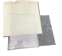 10Pcs A5 Color Snow Point Mesh Gauze Handmade Paper Scrapbooking Decoration DIY Junk Journal Planner Collage Background for Making(White)