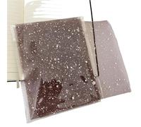 10Pcs A5 Color Snow Point Mesh Gauze Handmade Paper Scrapbooking Decoration DIY Junk Journal Planner Collage Background for Making(Coffee)