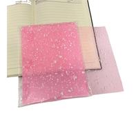 10Pcs A5 Color Snow Point Mesh Gauze Handmade Paper Scrapbooking Decoration DIY Junk Journal Planner Collage Background for Making(Pink)