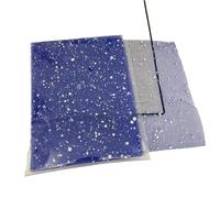 10Pcs A5 Color Snow Point Mesh Gauze Handmade Paper Scrapbooking Decoration DIY Junk Journal Planner Collage Background for Making(Deep Blue)