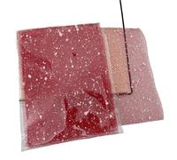 10Pcs A5 Color Snow Point Mesh Gauze Handmade Paper Scrapbooking Decoration DIY Junk Journal Planner Collage Background for Making(Red)