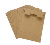 10Pcs A5 Kraft Paper Envelope File Folders Brown Mailing Envelopes Wallet Document Folder Pockets Files Envelope Paperwork Storage Organizer Bag for School Office Home