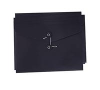 10pcs A5 Kraft Paper Envelopes Portfolio Foolscap File Folders Document Folder with String Fastener Closure Wallet Pockets File Bags Storage Pouch Paperwork Organizer Bag for Office School Home