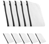 10pcs A6 Binder Pouches with Zipper, PVC File Pockets for Youth
